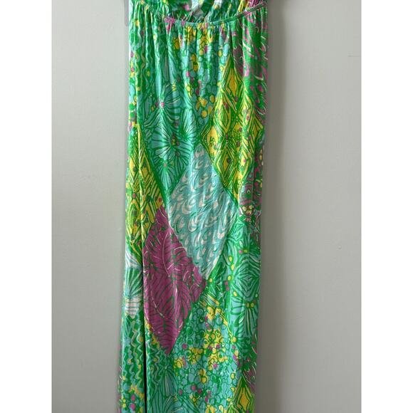 Lilly Pulitzer Women's Strapless Marlisa Maxi Dress in Multicolor Floral Size XS - Picture 7 of 14